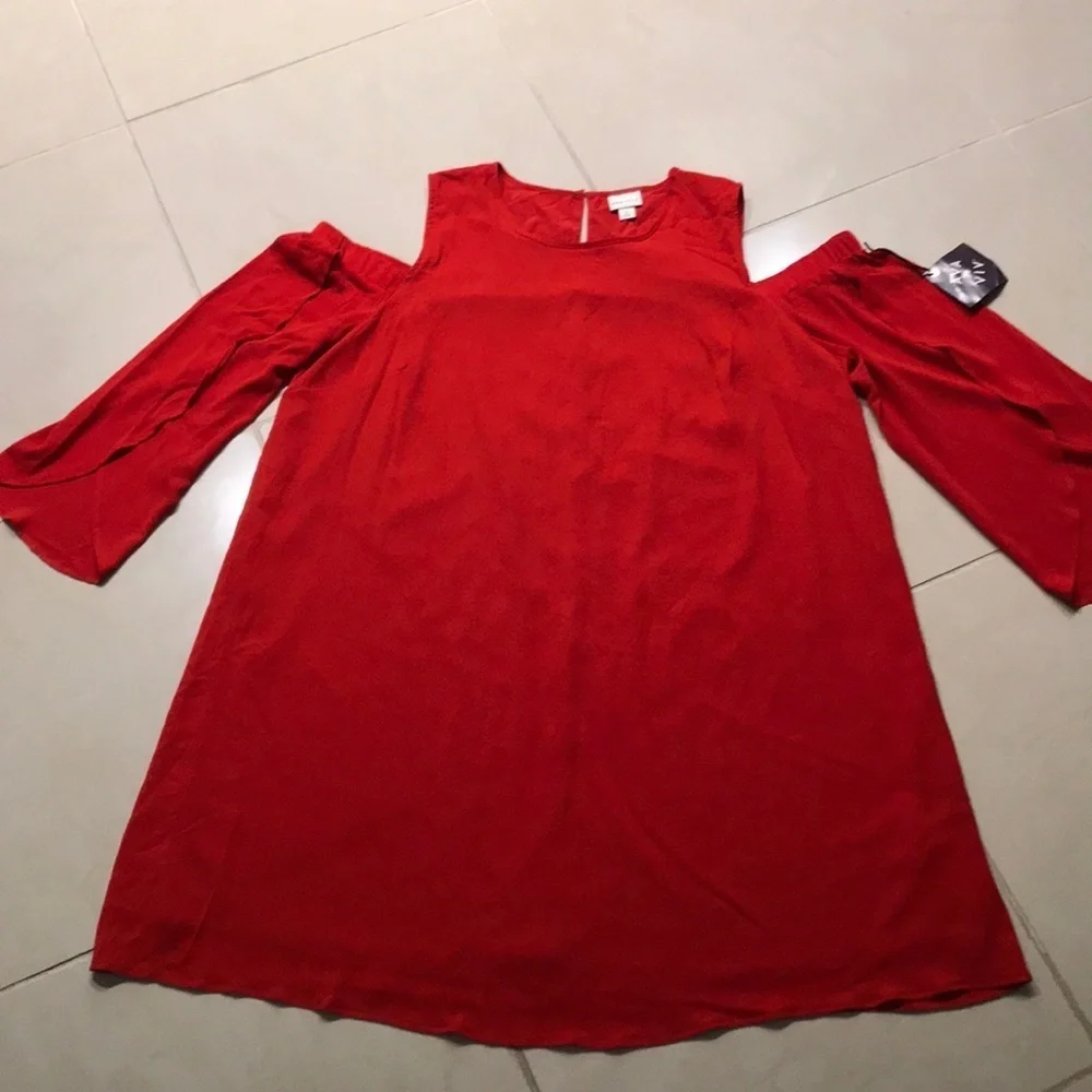 Ava & Viv Cold shoulder dress Sz. 3X - Picture 2 of 10